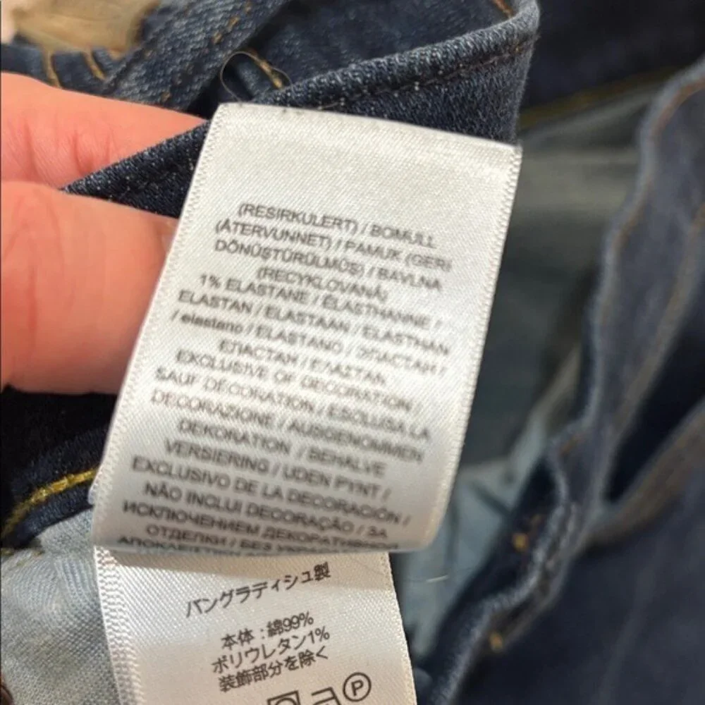 Polo Ralph Lauren Men's Deep Indigo skinny jeans size 36 x 34